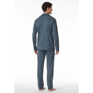 Schiesser – Fine Interlock – Pyjama – 182028 – Jeans Blue