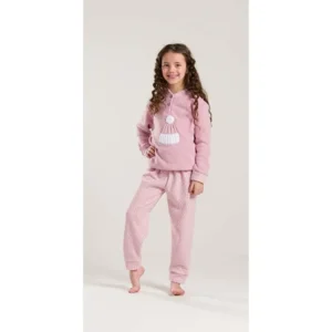 Gary Pyjama Meisjes: Roze, Wintermuts, Punto Milano ( GARY.115 )