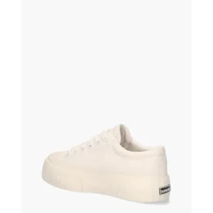 Superga 2631 Stripe Platform Wit Damessneakers