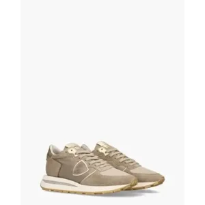 Philippe Model Tropez Haute Low beige/Goud Damessneakers