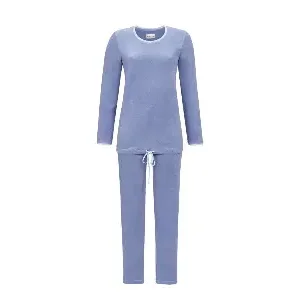 Ringella Dames pyjama: Badstof, warm, Blauw ( RIN.545 )