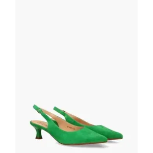 Di Lauro Rebecca Groen Dames Slingbackpumps