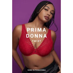 Prima Donna Twist BH: Los Ayala, Sangria, Plunch half padded, Europese Maten  ( PDO.307 )