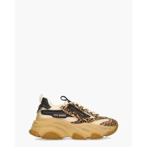 Steve Madden PossessionL-E beige/Panterprint Damessneakers