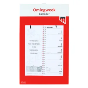 Kalender - 2025 - Omleg weekkalender - Basisuitvoering - Overzicht 2 weken