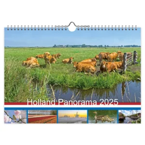 Maand kalender - 2025 - Holland panorama - 23,5x33,5cm