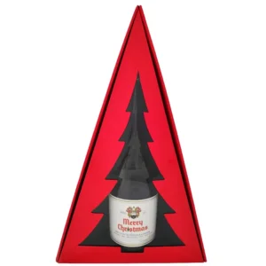 Kerstpakket Bier : Duvel (750 ml) in Luxe Kerstboom Verpakking