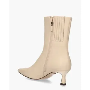 Lola Cruz 051T14BK Off-White Damesboots