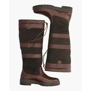 Dubarry Galway Zwart/Bruin Dames Outdoorboots