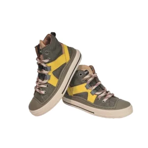 Zecchino d'Oro Sneaker F13-4318 Kaki/geel 32