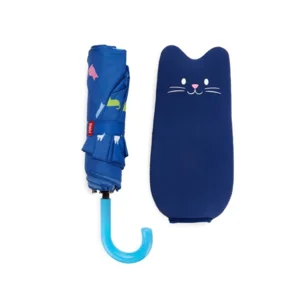 Balvi Paraplu Kinderen Kids Kat Poes Meowmbrella Blauw Nylon