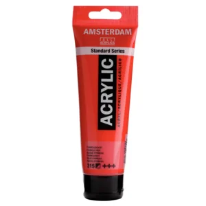 Acrylverf - 315 - Pyrrole rood - Amsterdam - 120ml