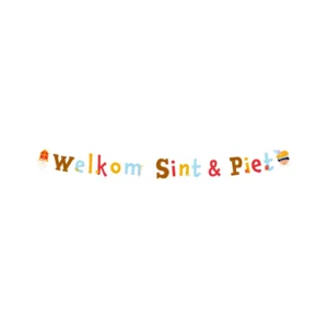 Letterslinger - Welkom Sint en Piet - 3m