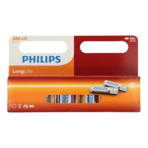 Philips Longlife Batterij Zinc AAA/R03, set van 12 st