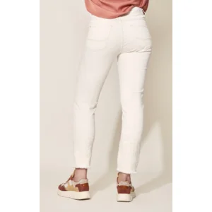 Para Mi Broek: Celine Lace, Color Denim, Off White, broderie ( PARA.220 )