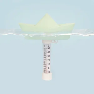 Balvi Pool Zwembad Thermometer Boot Groen