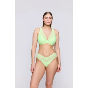 Prima Donna Twist Rupi voorgevormde plunge bh in neon groen