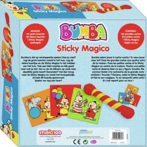 Studio 100 Bumba - Kaartspel - Memory - Sticky Magico