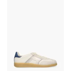 Santoni 21965 Off-White/Grijs/Blauw Herensneakers