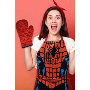 Marvel Spiderman schort en ovenhandschoenenset