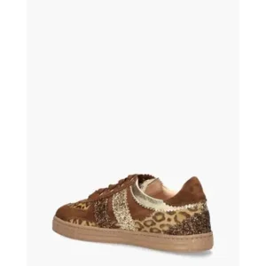 Attilio Giusti Leda Glam Bruin/Goud Damessneakers