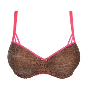 Prima Donna Twist Cafe Plume voorgevormde balconnet bh in dierenprint