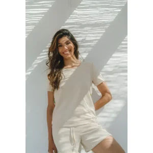 Alice et Maman Herma combi top en short in beige