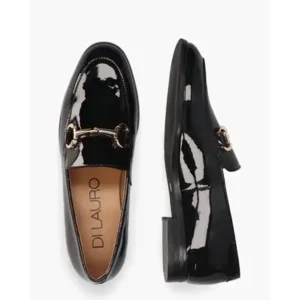 Di Lauro Laure Zwart Damesloafers