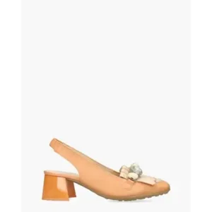 Hispanitas HV253945 Oranje Dames Slingbackloafers