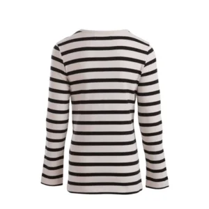 superstretch gestreepte longsleeve  met pailletten P