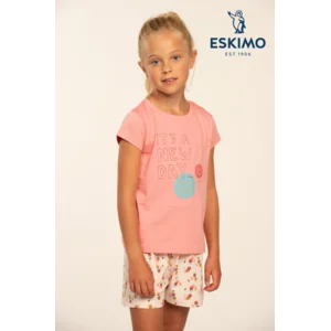 Eskimo Meisjes Pyjama: Soetkin 2 - 16, korte mouw / short ( ESK.1748 / ESK.1749 )