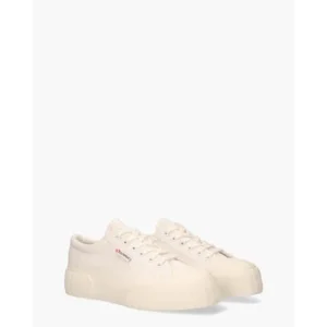 Superga 2631 Stripe Platform Wit Damessneakers