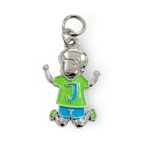 Bedeltje - J - Jongen - Charms for you