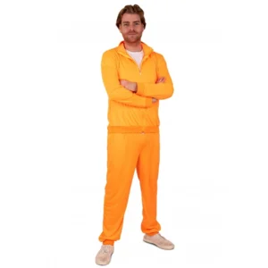 Kostuum - Trainingspak - Oranje - Neon - XL