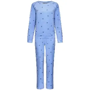 Pastunette Pyjama Dames: Licht blauw, Velours ( PAS.66 )