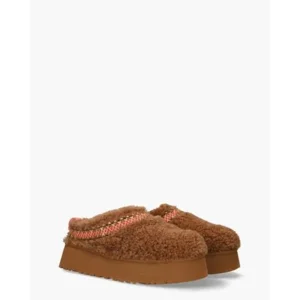 Ugg Tazz Braid Cognac Damesslippers