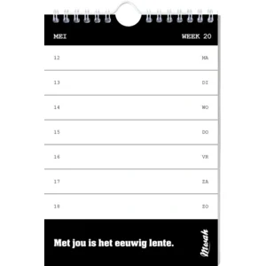 Week kalender - 2025 - Mwah