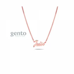 NaamKetting met Eigen Naam "Mini" en Gourmet Ketting