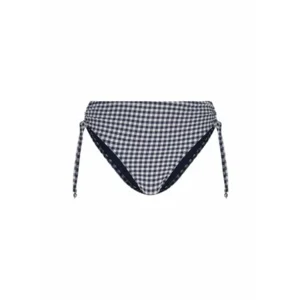 Cyell Gingham strapless voorgevormde bikini in blauw en wit