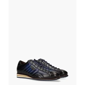 Harris 0894 Zwart/Blauw Herensneakers