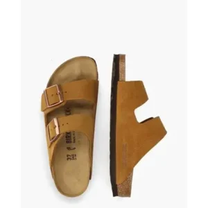 Birkenstock Arizona Cognac Damesslippers