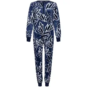 Pastunette Pyjama dames: Velours, blauw ( pas.43 )