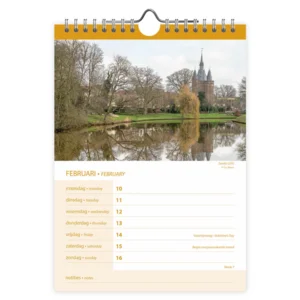 Kalender - 2025 - Week - 12 provinciën - 16,5x23cm