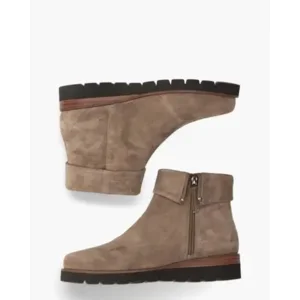 Di Lauro Nanet Taupe Dames Enkelboots