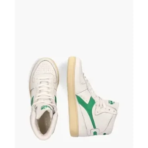 Diadora Heritage Mi Basket Used Wit/Groen Herensneakers