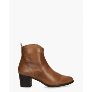 Everybody 83783 Cognac Dames Enkelboots 37 5 Bruin Enkellaarsjes