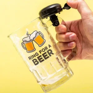 Glas - Bierglas - Met fietsbel