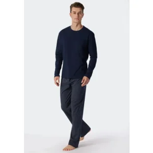 Schiesser – Ebony – Pyjama – 159633 – Blue