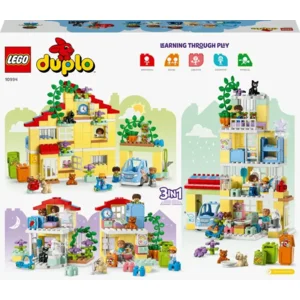 LEGO DUPLO - 3in1 Familiehuis Poppenhuis - 10994