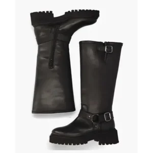 Nubikk Frankie Leva Zwart Dames Bikerboots